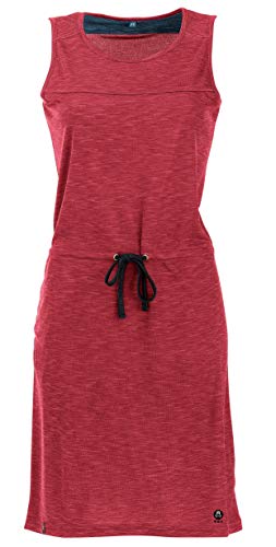 Maul Damen Funktions-Kleid Triberg Fresh, Chili red/Mood Indigo, 42 von Maul Retail Service