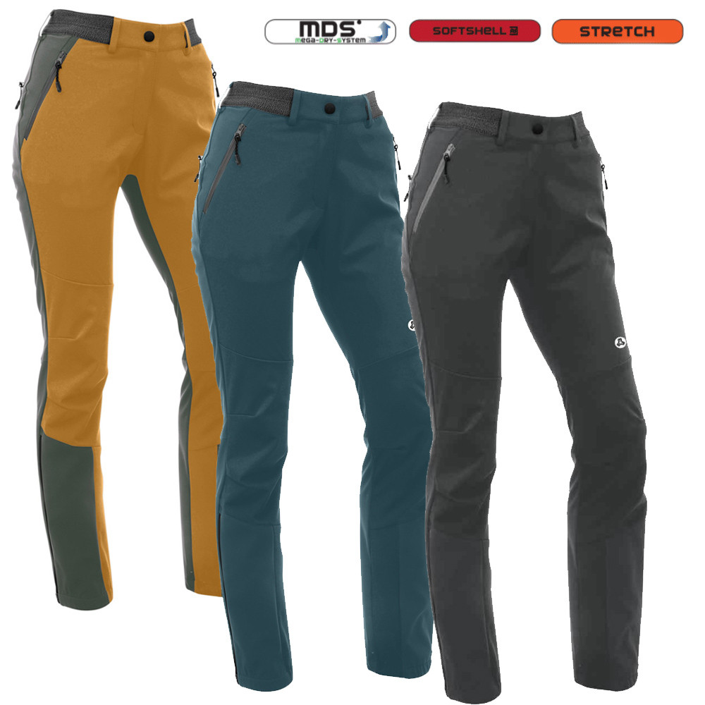 Maul - Gran Paradiso - Damen Hybrid Softshellhose, Trekkinghose von Maul