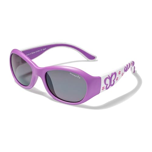 Mausito Sonnenbrille Kinder 2-4 Jahre Mädchen I BIEGSAME Kindersonnenbrille & 3D Applikationen I 100% UV Schutz I LEICHTE Sonnenbrille für Kinder BPA-frei I Europäisches Design Sonnenbrille Kind von Mausito
