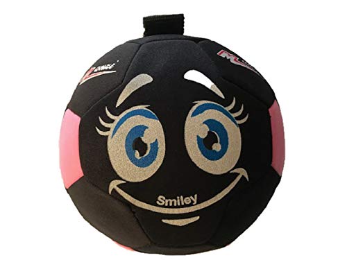 Mauzi - Ball - am - Gummiband, der Fitnessball und Trainingsball aus Neopren für Indoor (schwarz/pink) von Mauzi-FitnessBall