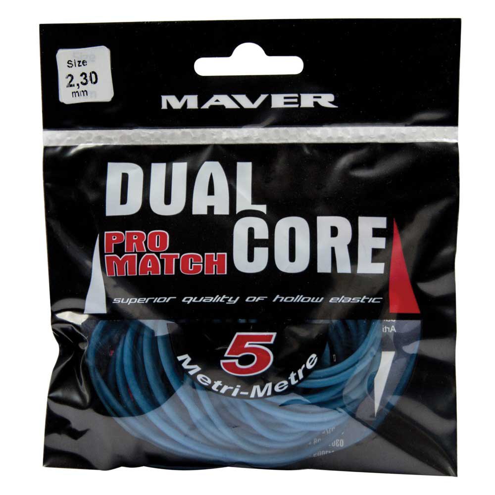 Maver Dual Core Pro Match 5 M Elastic Line Blau 1.50 mm von Maver