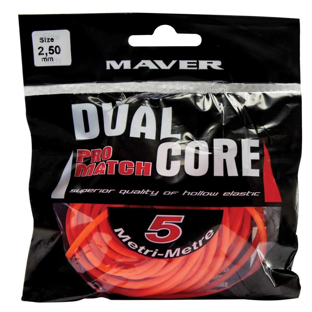 Maver Dual Core Pro Match 5 M Elastic Line Orange 2.50 mm von Maver