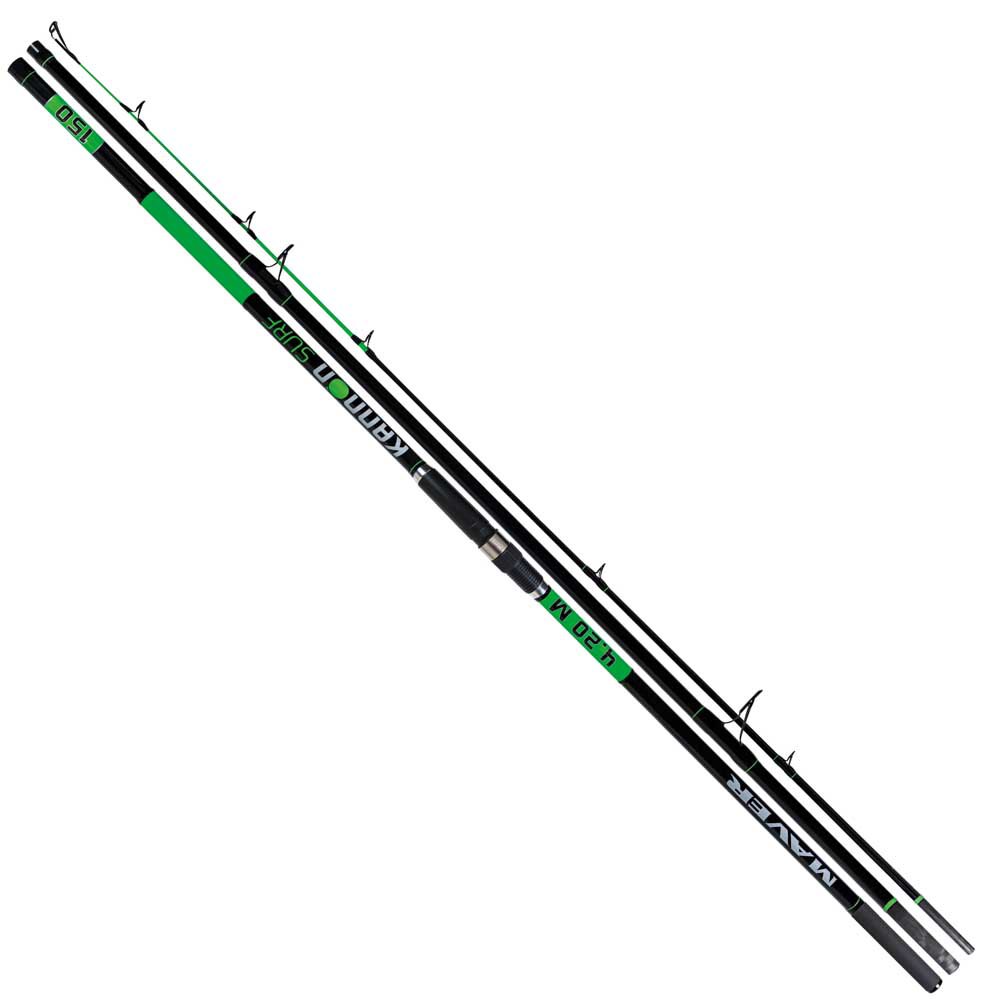 Maver Kannon Telescopic Surfcasting Rod Silber 4.20 m / 130-150 g von Maver