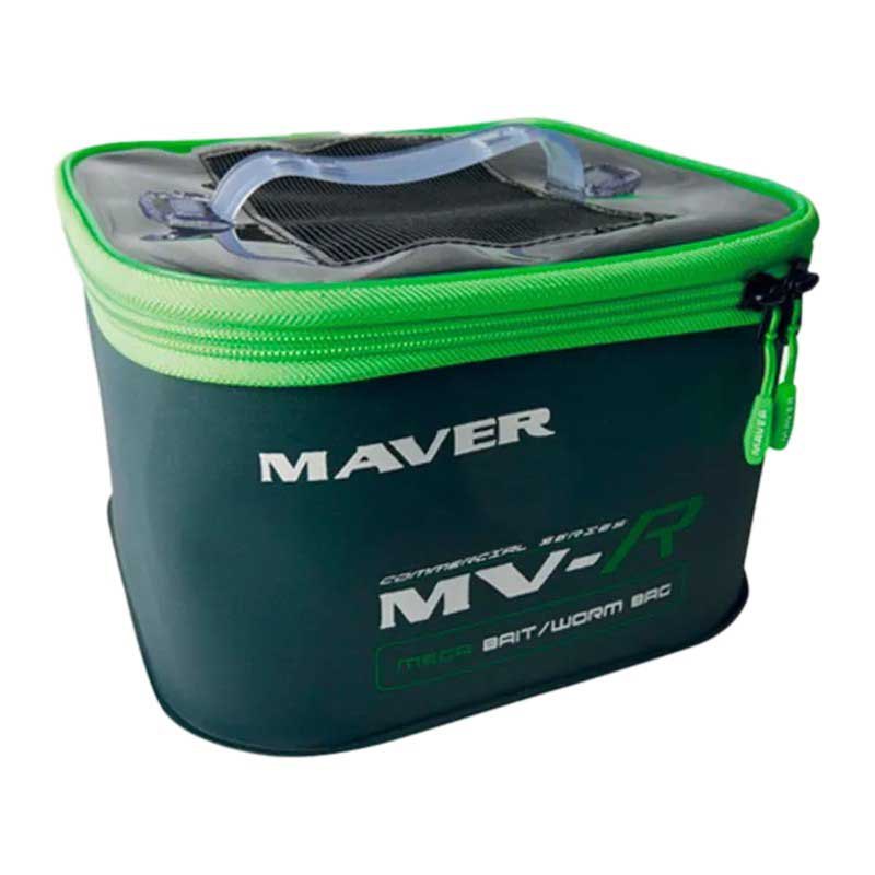 Maver Mega Warm Bait Eva Case Grün 15 x 24 x 24 cm von Maver