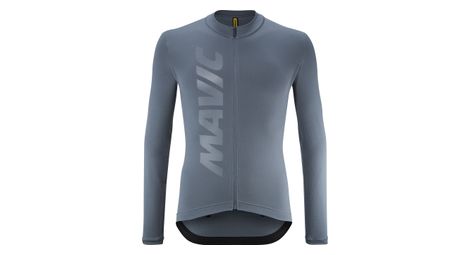 mavic aksium thermo langarm trikot blau von Mavic