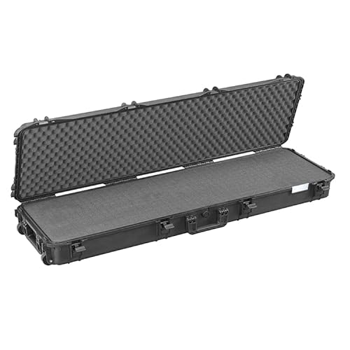 Max Cases - Luftdichter Koffer mit Würfelschwämmen, MAX1350S, Farbe Schwarz, Innenmaße 1350 x 370 x 150 mm von Max Cases