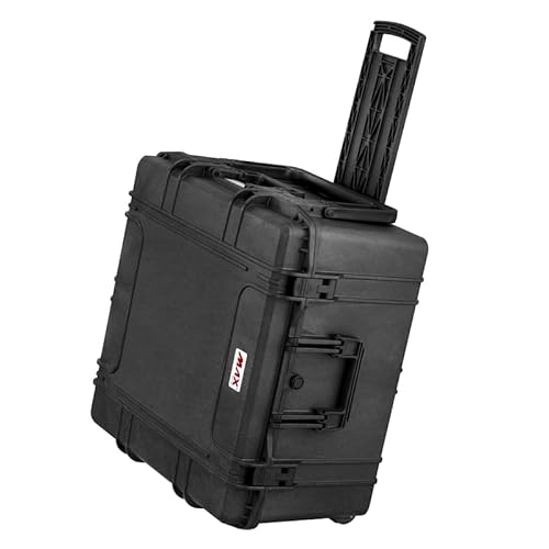 Max Cases - MAX615TR.079, luftdichter Koffer mit Trolley, schwarz, 615 x 615 x 360 mm von MAX