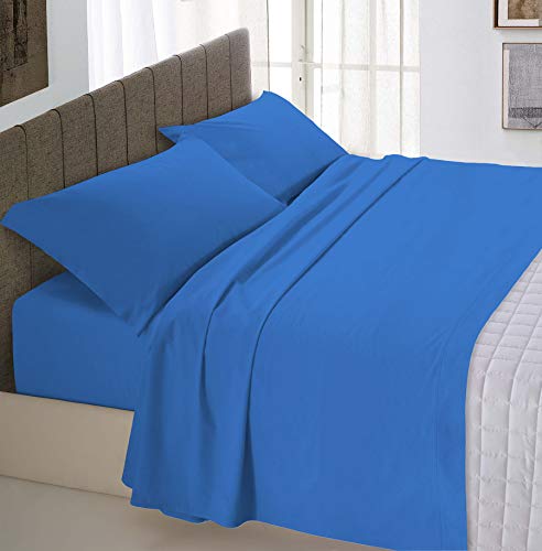 Italian Bed Linen Max Color Bettwäsche-Set, Royal, Doppelte von Italian Bed Linen