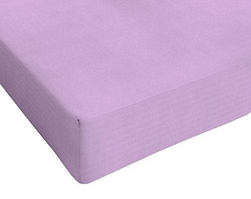 Max color Betttuch 25cm Ecke, Lila, maxy Doppelte von Italian Bed Linen