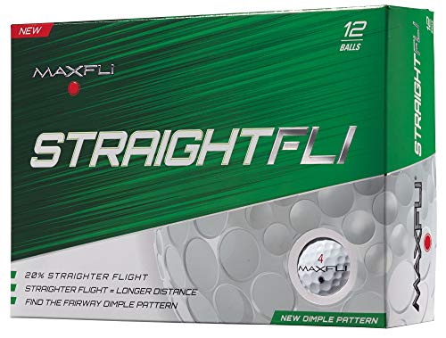 Maxfli Straightfli Maxfli Golfbälle (12 Stück) von Maxfli