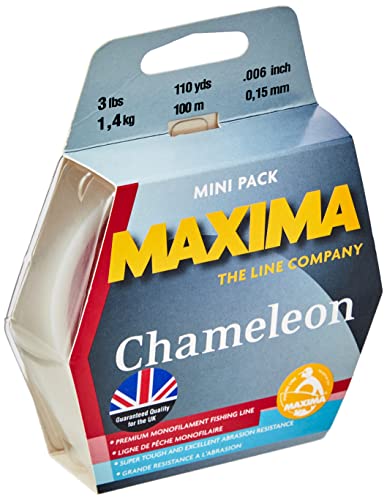 Sunset MAX M/Pack 100M CHAM 3LB Chamäleon-Schnur, 100 m, braun von Maxima