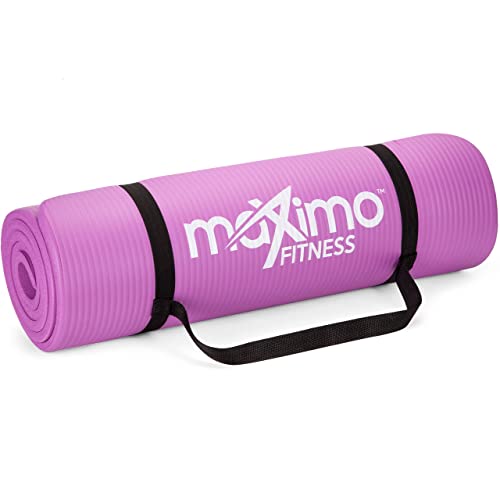 Maximo Exercise Mat NBR Fitness Mat - Multi Purpose - 183 x 60 x 1.2 centimetres - Yoga, Pilates, Sit-Ups, Stretching, Home, Gym - Perfect for Men and Women. von Maximo Fitness