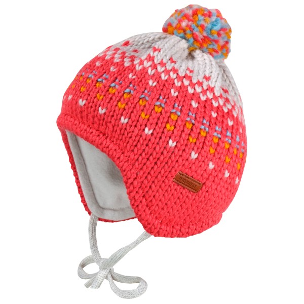 maximo - Baby Girl's Mütze ausgenäht Gr 49 cm rot von Maximo
