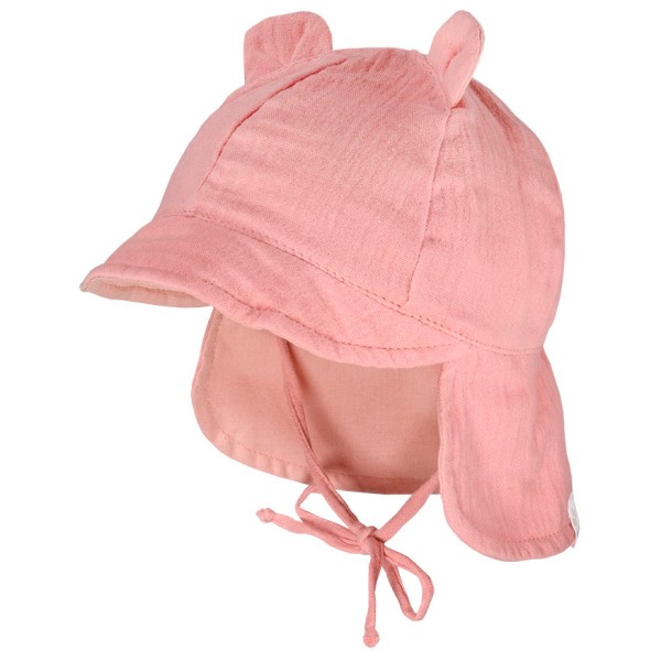 maximo - Baby's Schildmütze m. Ohren u. Nackenschutz - Cap Gr 39 cm rosa von Maximo