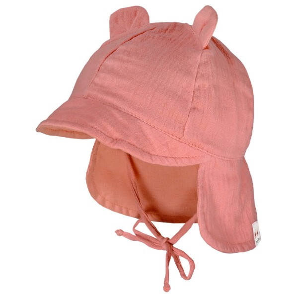 maximo - Baby's Schildmütze m. Ohren u. Nackenschutz - Cap Gr 43 cm rosa von Maximo