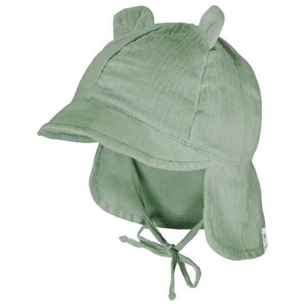 maximo - Baby's Schildmütze m. Ohren u. Nackenschutz - Cap Gr 45 cm grün von Maximo