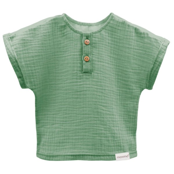 maximo - Kid's Mini Boy Hemd S/S - T-Shirt Gr 110 grün von Maximo