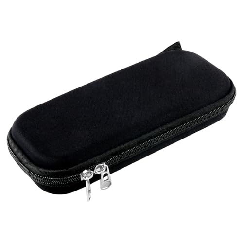Maxmoc Federmäppchen, Groß Mäppchen, Schlamppermäppchen, Federmappe Mädchen Jungen mit Reißverschlussfach, Schwarz Pencil Case für Teenager Erwachsener Schule Büro von Maxmoc