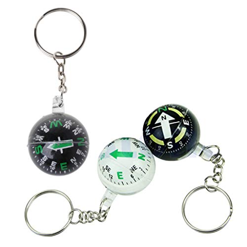 Maxtonser 1PC 20mm Button Shape Small Mini Survival Compasses for Outdoor Camping Hiking,Direction Compass von Maxtonser
