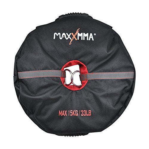 MaxxMMA Doppelendiger Schwerer Sack mit Anker (ungefüllt), Kerntrainingsgerät, Multifunktionaler Gewichtssack, Anpassungsfähige Gewichte von MaxxMMA