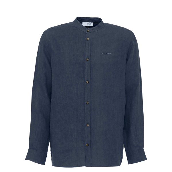 Mazine - Altona Linen Shirt - Hemd Gr M blau von Mazine