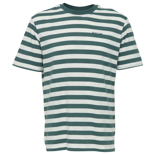 Mazine - Drake Striped T - T-Shirt Gr L grau von Mazine