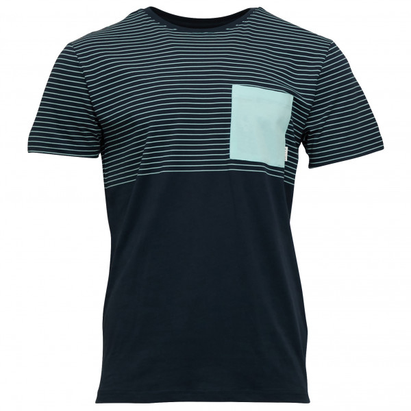 Mazine - Felton Striped T - T-Shirt Gr L;S;XL;XXL blau;grau/weiß von Mazine