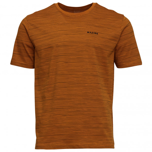 Mazine - Keith Striped T - T-Shirt Gr L;M;S;XL;XXL braun;grau;türkis von Mazine