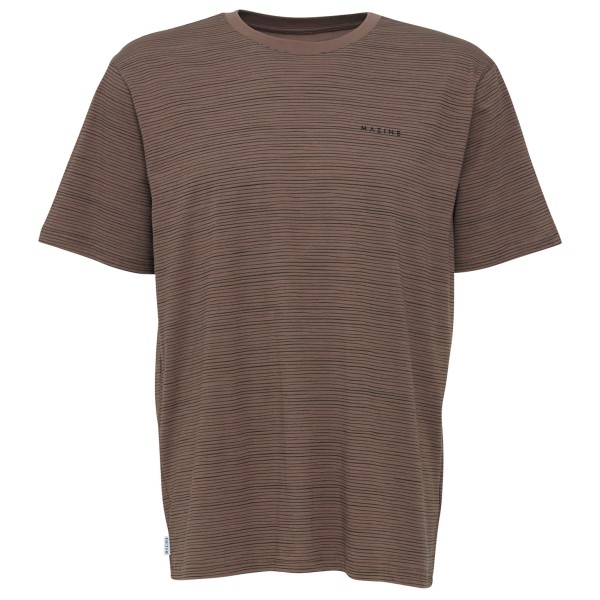 Mazine - Keith Striped T - T-Shirt Gr XXL braun von Mazine