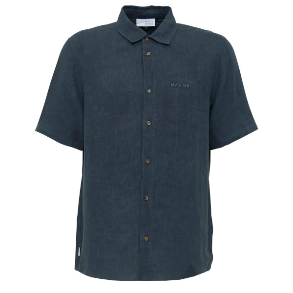 Mazine - Leland Linen Shirt - Hemd Gr M blau von Mazine