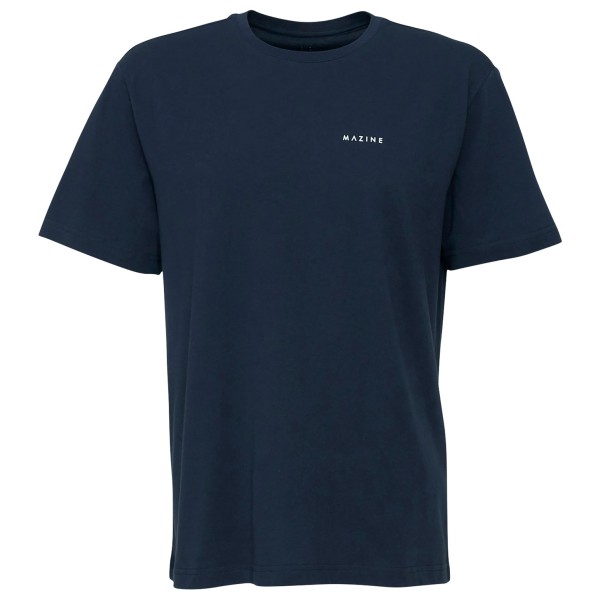 Mazine - Stundon Printed T - T-Shirt Gr L blau von Mazine