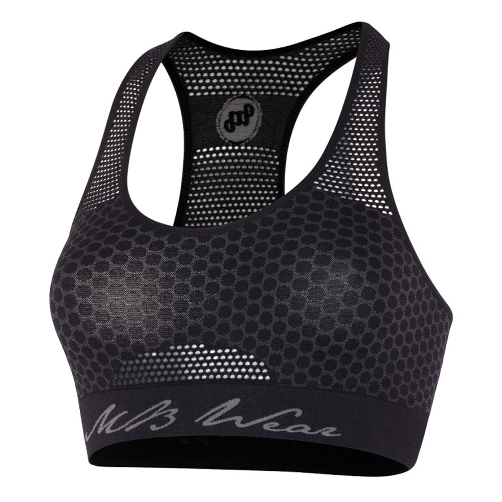 Mb Wear Top Sports Bra Schwarz M-L Frau von Mb Wear