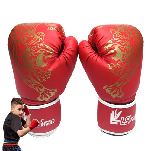 Boxhandschuhe - Kickbox-Taschenhandschuhe, Sparring-Fausthandschuhe | Flexible, schwere, behandschuhte Fäuste, schlagfeste Kampfhandschuhe mit hochwertigen, bequemen Ringhandschuhen für Herren-Anfänge von Mbiyhgta