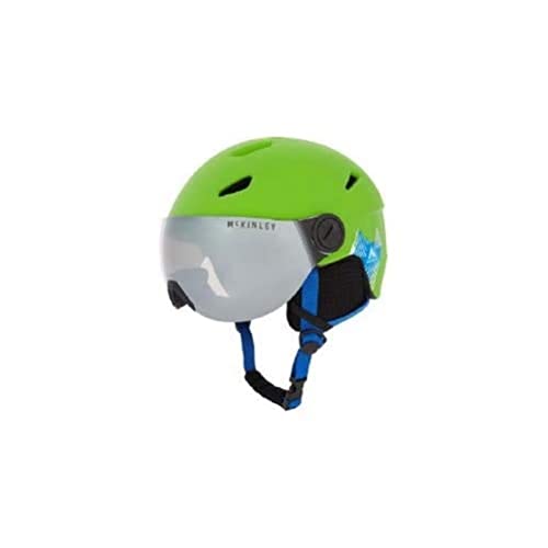 Intersport Unisex Jugend Pulse Jr S2 Visor Hs Ski-Helm, White/Turquoise, XS von Mc Kinley