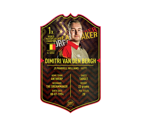 Ultimate Darts Card - Dimitri Van Den Bergh - Target von McDart