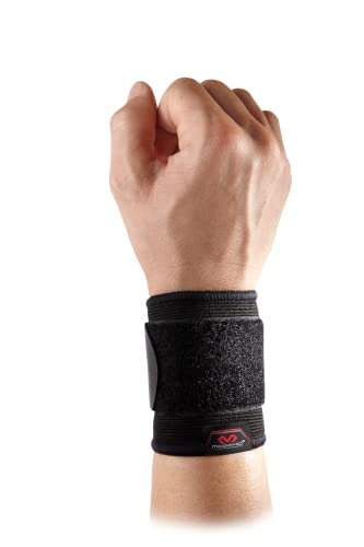 McDavid 513R Herren 2 Way Elastic Sleeve 2-Wege-Handgelenkbandage, elastisch, Größe S/M, Schwarz von McDavid