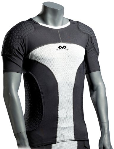 McDavid Herren Hex Pro Style Fußball Torhüter Shirt Extreme II, Schwarz/Grau, S, 7739R-BGR von McDavid