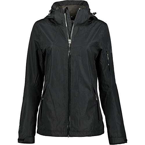 McKINLEY Damen Jacke Talca II, Schwarz, 46 von Mc Kinley