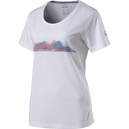 McKINLEY Damen Raffa T-Shirt, White, 36 von McKINLEY