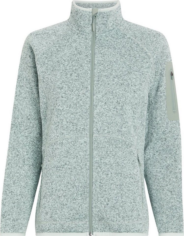 McKINLEY Fleecejacke Skeena wms Damen Strickfleece-/Unterjacke grau-blau-meliert von McKINLEY
