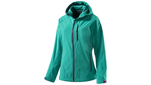 McKINLEY Kara Damen Softshelljacke Softshell Jacke Sommerjacke Green/Aqua/Mint Dark, Größe:36 von McKINLEY