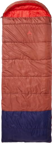 McKINLEY Unisex – Erwachsene Comfort II 5 Schlafsack, Red Rust/Navy Dark, 195L von Mc Kinley