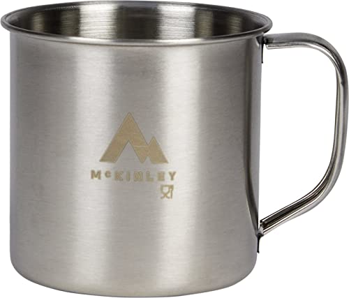 McKINLEY Unisex – Erwachsene Stainless Becher, Silber, 0.35 l von Mc Kinley