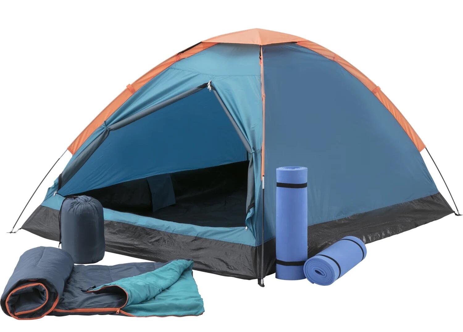 McKinley Festent Set Campingzelt (901 petrol/orange) von McKinley