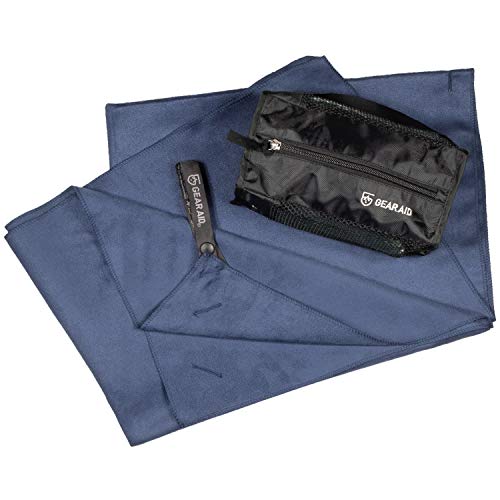 Gear Aid Quick Dry Microfiber Towel for The Gym, Travel and Camping, Navy, Large Mikrofaser-Handtuch, LG 30"x50" von McNett