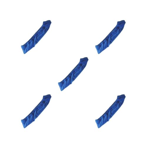 Mealoodiousmusea 5 Set 2 Stück Schlittschuh-Abdeckungen, elastischer Schutz, Unisex, wiederverwendbar, tragbar, für drinnen und draußen, Eiskunstlauf-Schutzausrüstung, Damen, Blau von Mealoodiousmusea