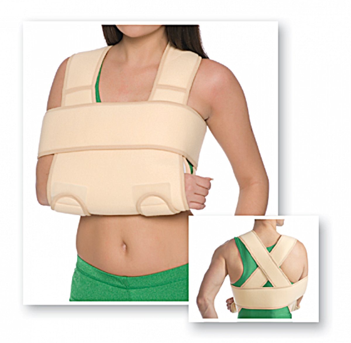 MedTex Armbandage Armgelenkbandage Armschlinge Schulter-Arm-Bandage verstärkt Hand-Gelenk 8013, Fixierung von MedTex