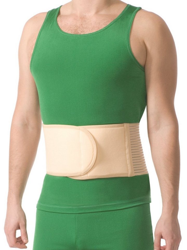 MedTex Bauch- und Rückenstützgürtel Nabelbruch-Bandage Nabel Hernie Stoma 5051, mit Kompression von MedTex