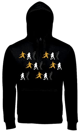 Ronaldinho10, Sweatshirt, Official Product, Hoodie Black, Shadows von Ronaldinho10