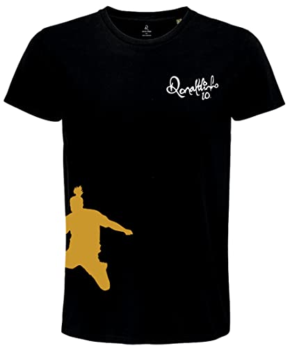 Ronaldinho10, T-shirt, Official Product, Tee Black, Side Skill von Ronaldinho10